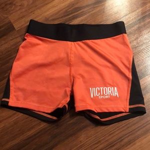 These shorts are more of a peachy color